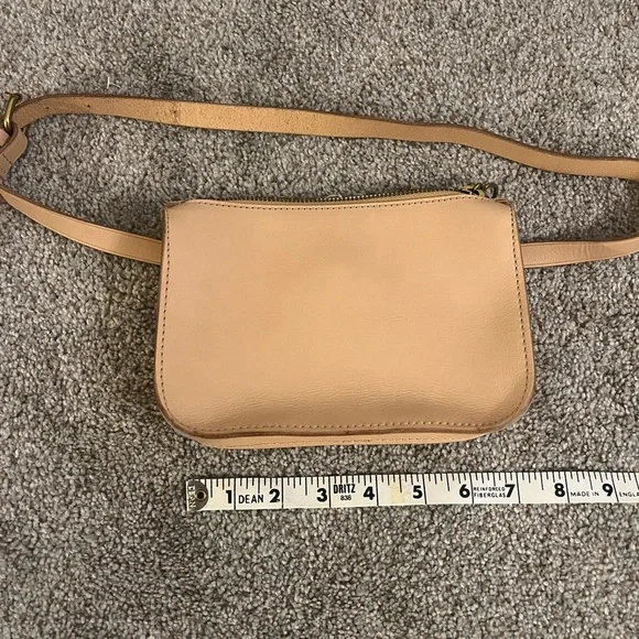 MADEWELL Tan Leather Crossbody/ Belt Bag - Picture 8 of 9